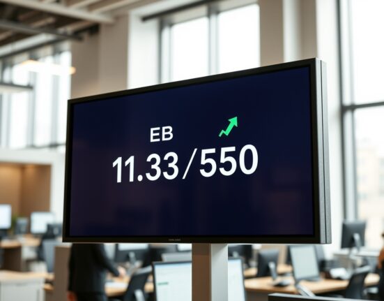 GBP/USD trading screen showing pound strength above 1.3350 amid Iran diplomacy news