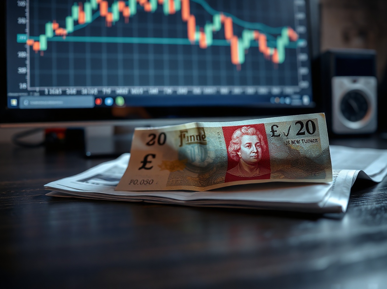 British Pound Slips to Two-Month Low Below 1.3220 as Bank of England Holds Rates Steady