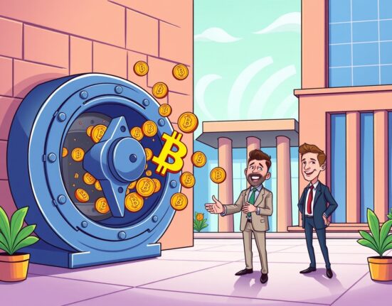 Secure BTC-collateralized loans system connecting Bitcoin assets with institutional lending opportunities