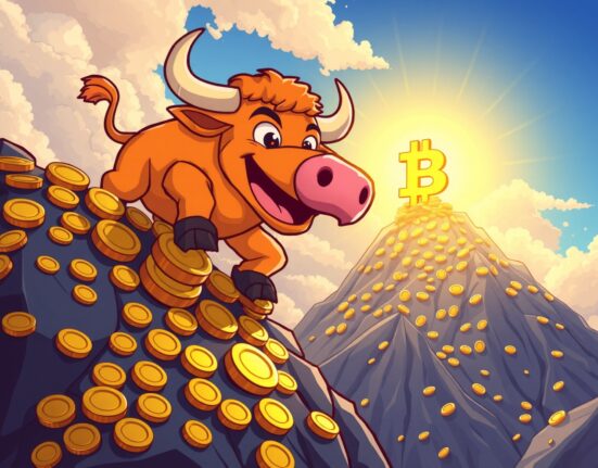 BTC price achievement showing digital currency reaching new heights in cryptocurrency market