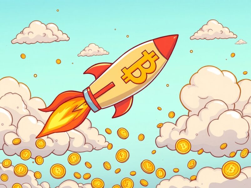 Bitcoin rocket soaring as BTC price breaks $88,000 milestone