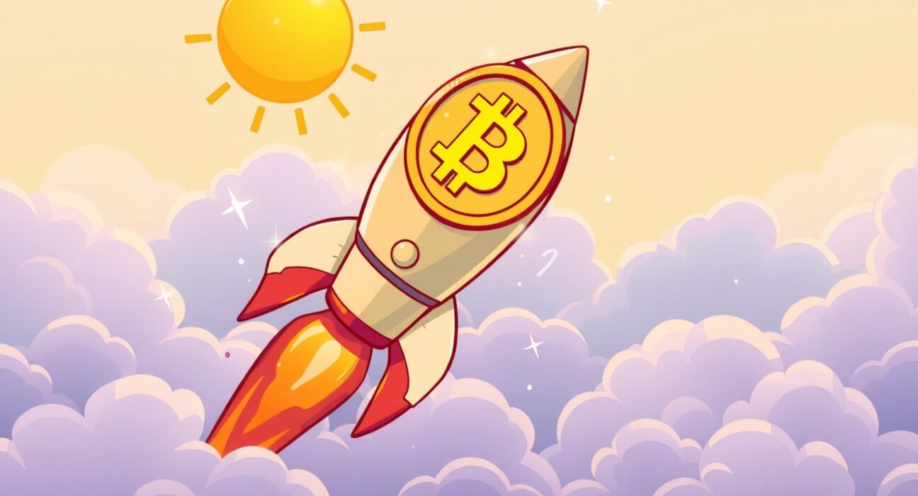 Bitcoin rocket soaring as BTC rises above $89,000 in cryptocurrency market surge