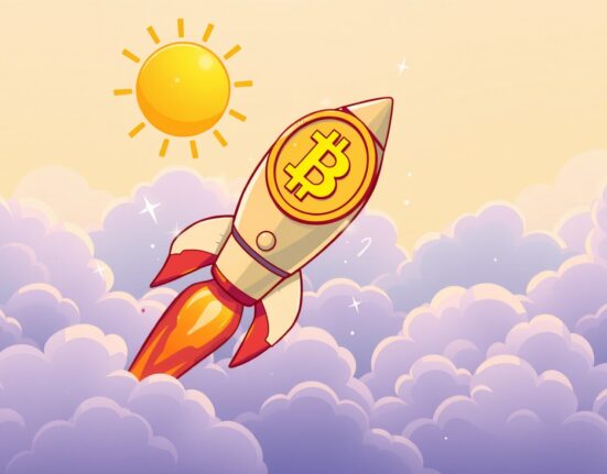 Bitcoin rocket soaring as BTC rises above $89,000 in cryptocurrency market surge