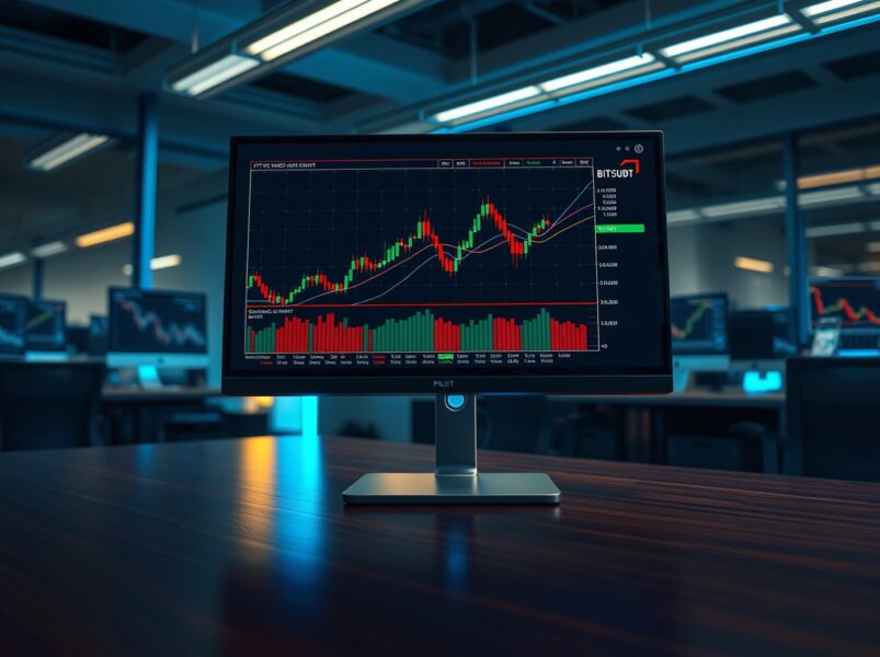Professional trading desk analyzing BTC spot CVD chart for cryptocurrency market insights