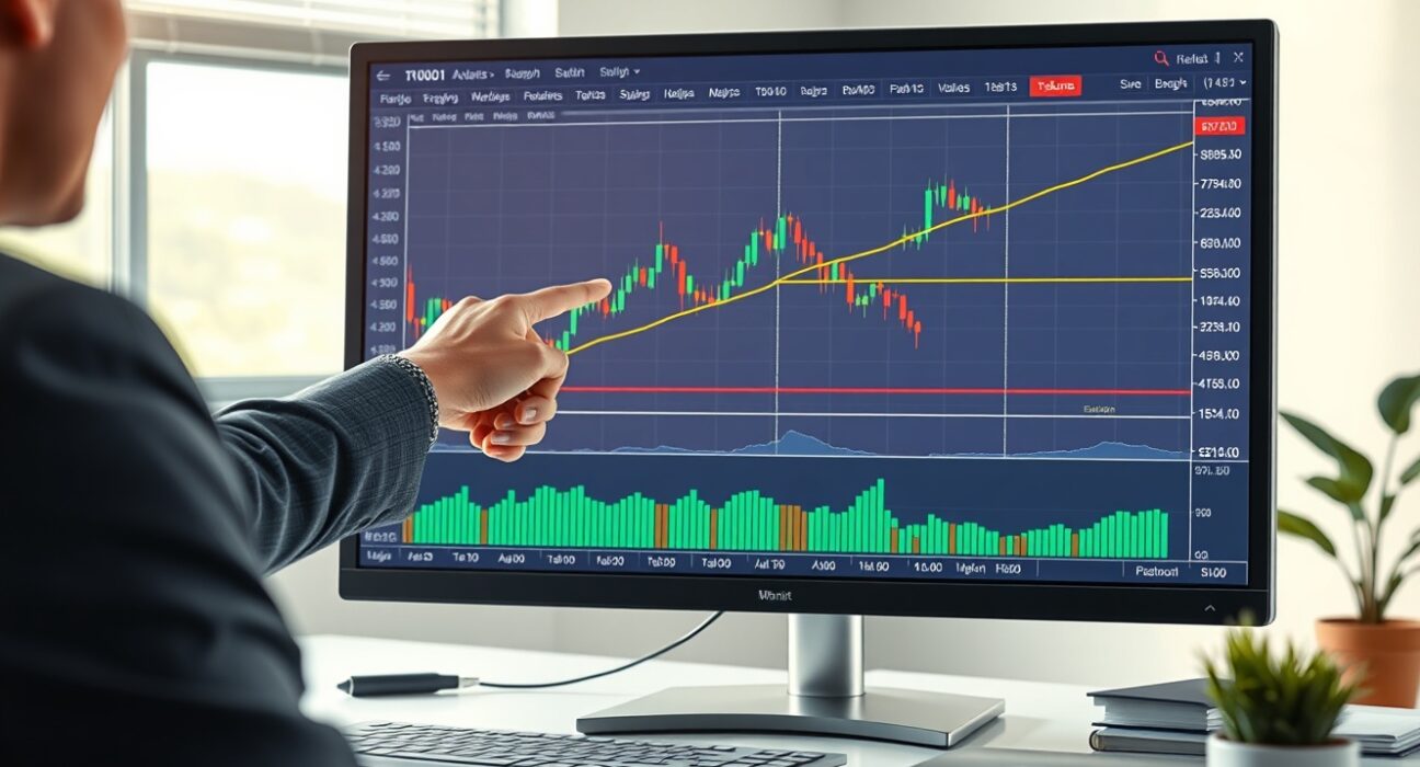 Analyst reviewing a detailed BTC spot CVD and volume heatmap chart for cryptocurrency market analysis.