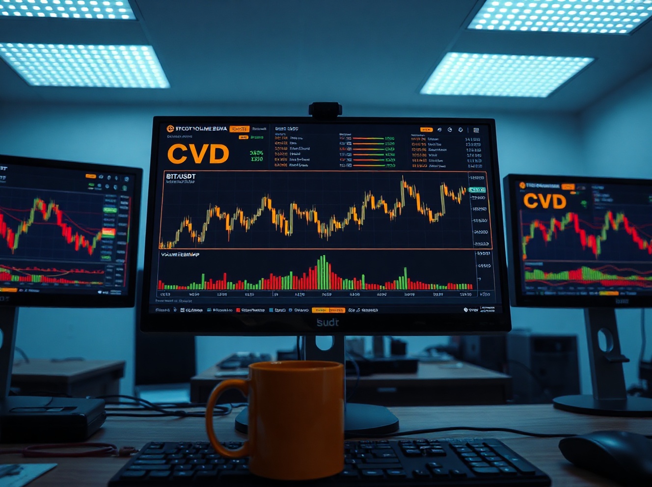 BTC/USDT Order Book Analysis: CVD and Volume Heatmap Insights for July 9