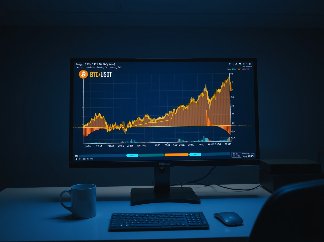 BTC/USDT Spot CVD Chart Analysis: May 9 Volume Heatmap and Order Flow Insights