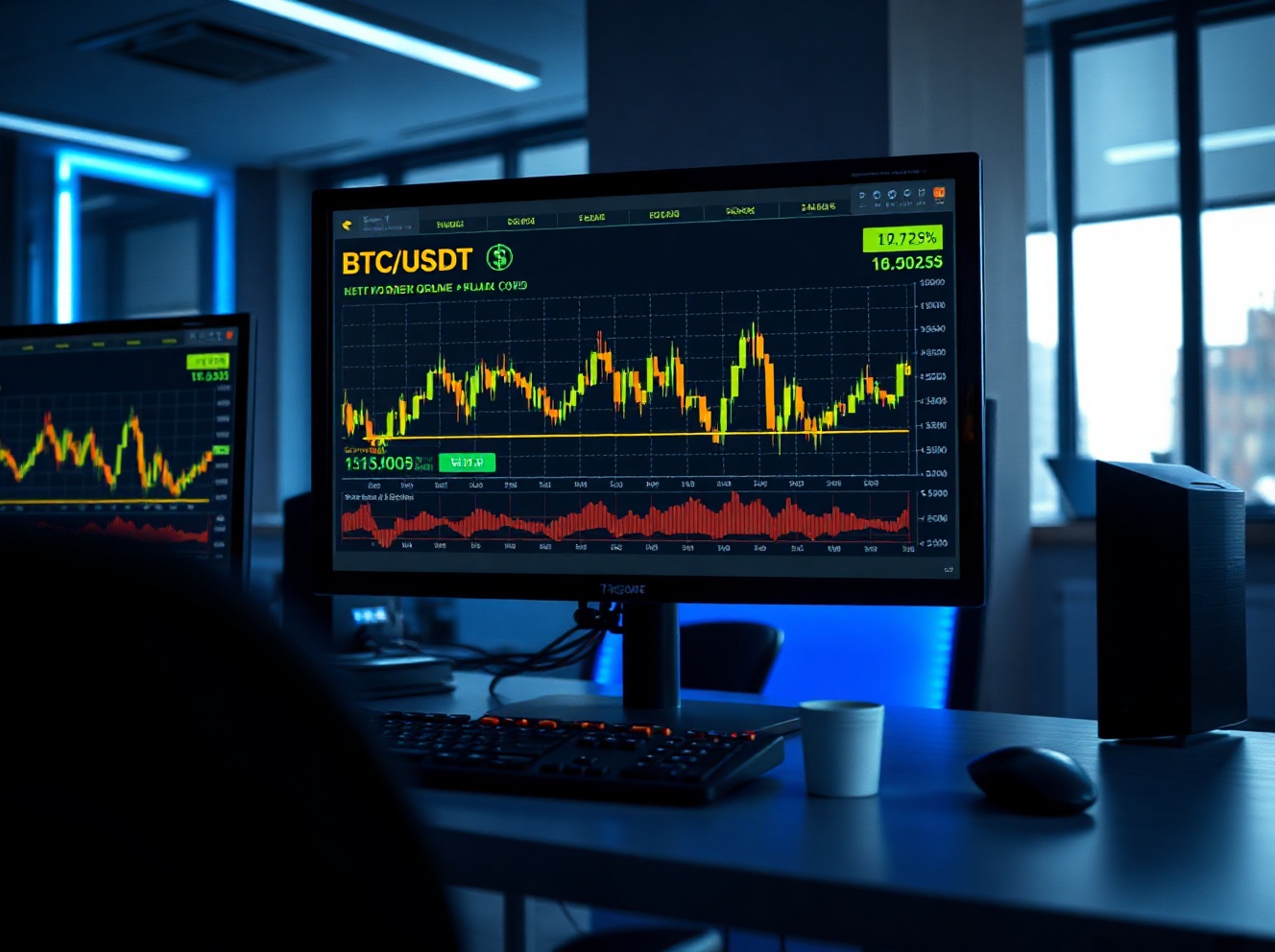 BTC/USDT Spot CVD Chart Shows Order Flow Dynamics on May 22