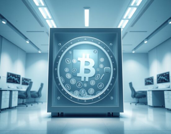 Bugscoin token buyback program visualization showing secure digital wallet transfer