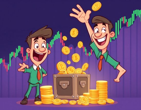 Confident investor choosing to buy crypto during market opportunity