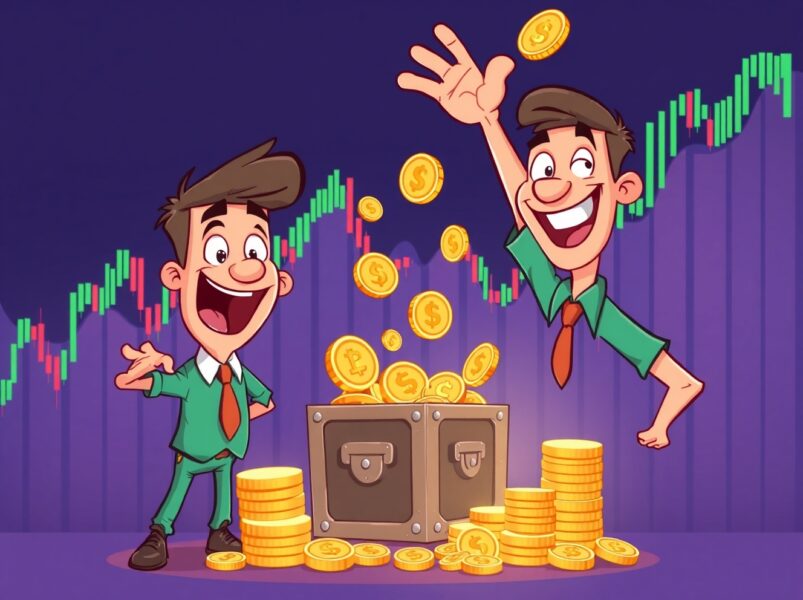 Confident investor choosing to buy crypto during market opportunity