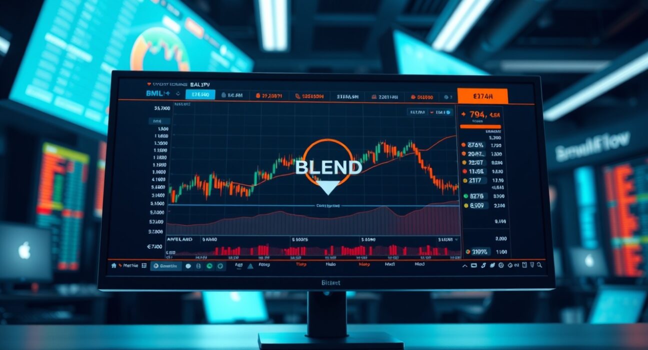 Bybit BLEND spot trading listing announcement on exchange interface