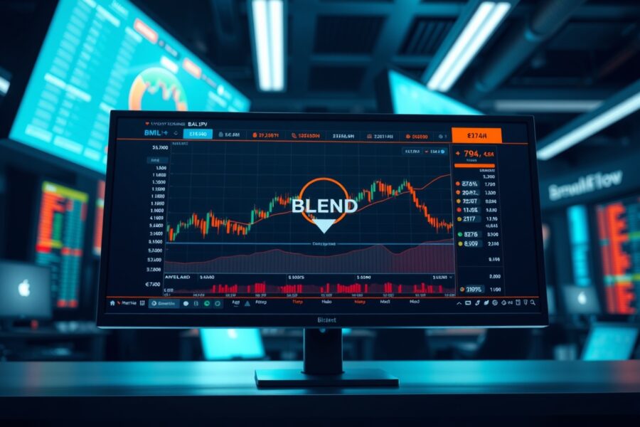 Bybit BLEND spot trading listing announcement on exchange interface