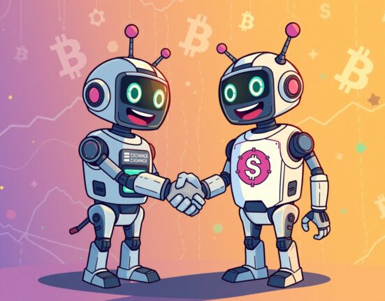 Illustration of the powerful Bybit and Circle partnership for USDC integration in cryptocurrency markets.