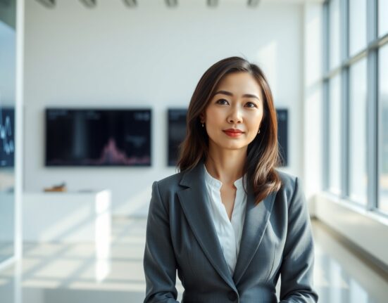 Professional portrait representing Bybit co-CEO Helen Liu during leadership transition announcement
