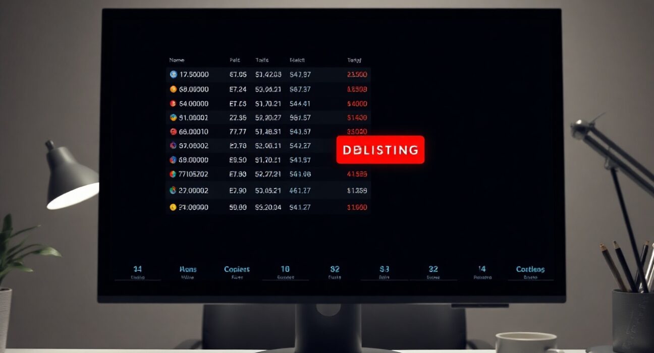 Bybit trading interface showing delisting notification for spot trading pairs