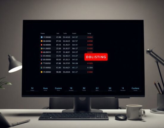 Bybit trading interface showing delisting notification for spot trading pairs