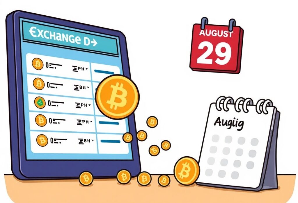 An illustration showing the impact of Bybit delisting on various spot trading pairs, signaling important crypto exchange news for traders.