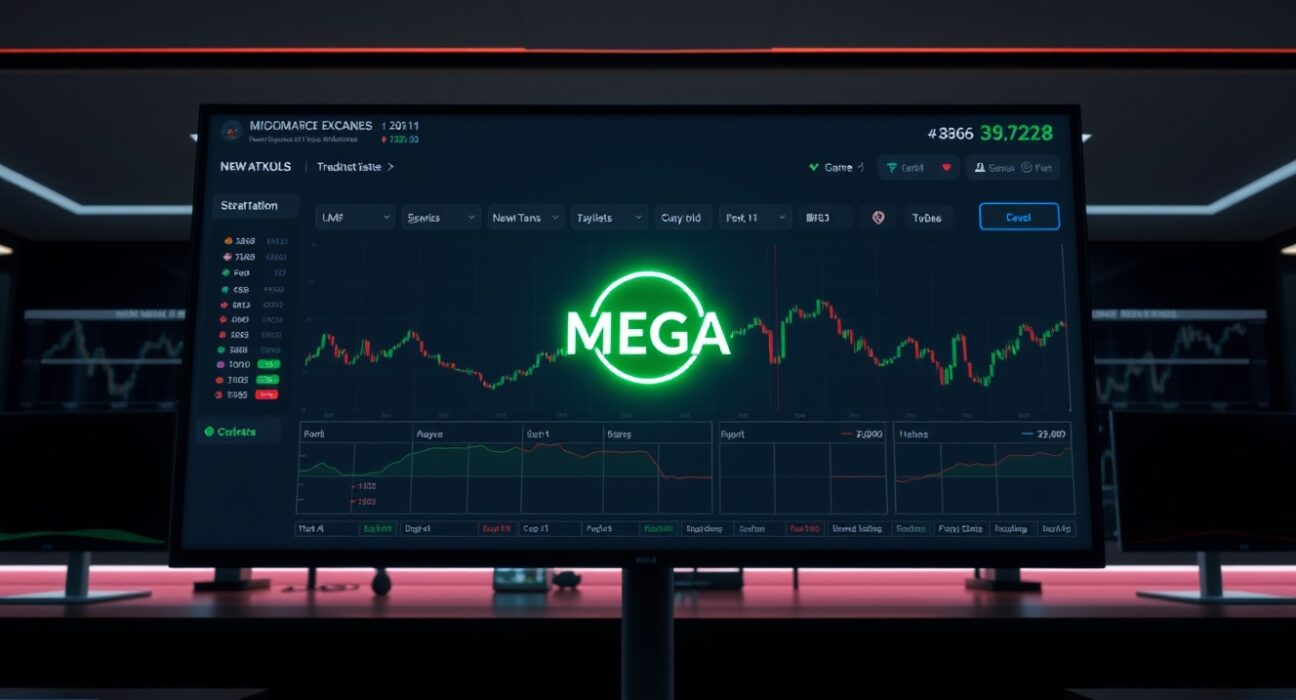 Bybit MEGA listing announcement on a professional trading dashboard, highlighting the new MegaETH token addition.