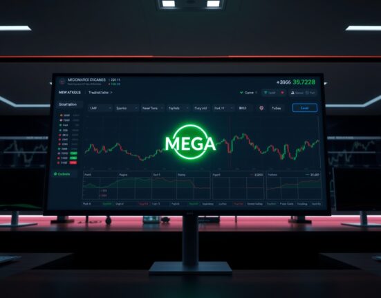 Bybit MEGA listing announcement on a professional trading dashboard, highlighting the new MegaETH token addition.
