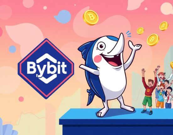 A vibrant illustration symbolizing the exciting potential of the upcoming Bybit TUNA listing for DeFi enthusiasts.