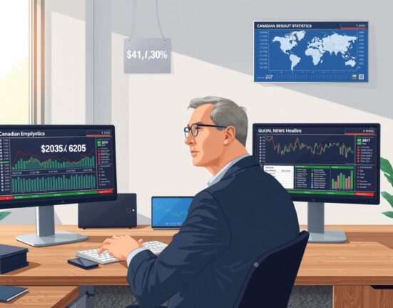 Financial analyst reviews CAD impact from jobs data and geopolitics on interest rates.