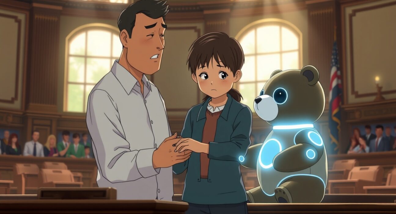 California AI chatbots toys ban legislation protecting children from dangerous AI interactions