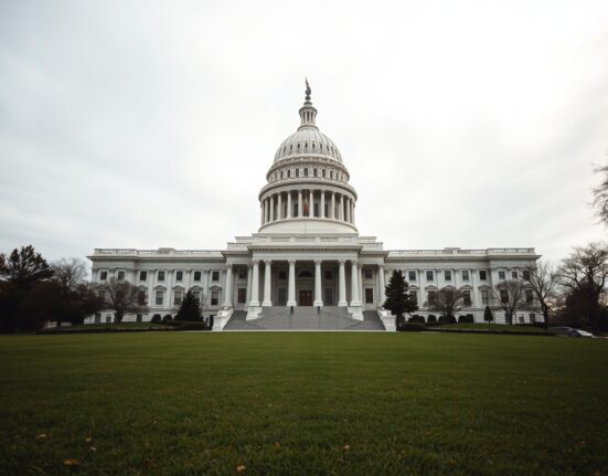 California State Capitol building under overcast sky, representing government AI policy.