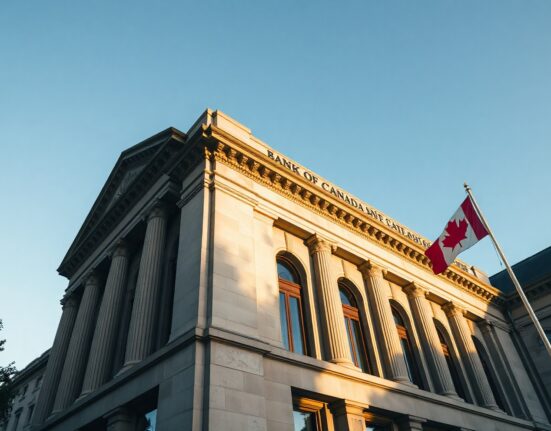 Bank of Canada building in Ottawa, representing monetary policy and inflation data.