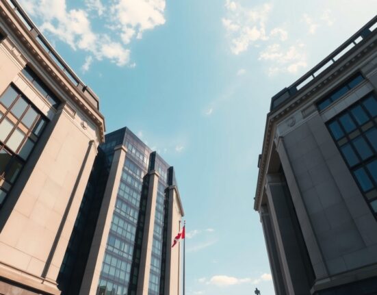 Bank of Canada headquarters in Ottawa as CPI data is released ahead of monetary policy meeting.