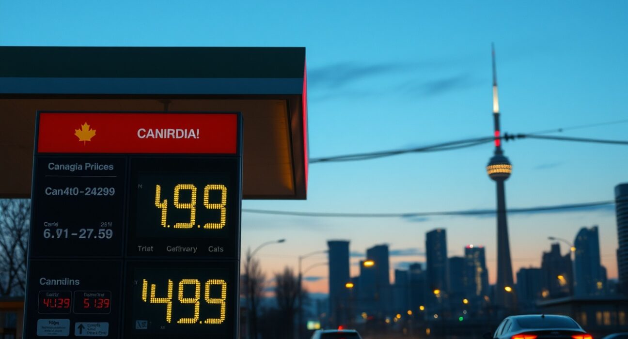 Rising gas prices driving Canada's March 2025 CPI inflation increase at urban station