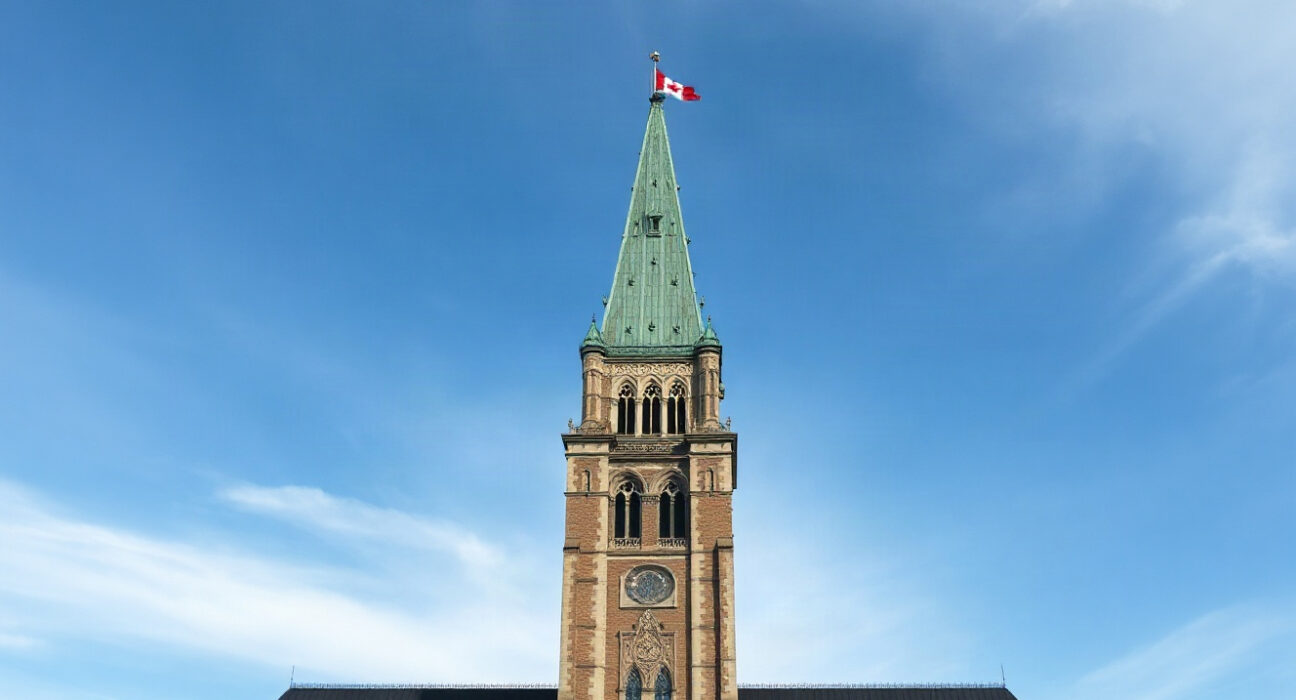 Canadian Parliament Building in Ottawa, symbol of Canada's trade policy response