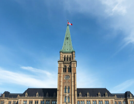 Canadian Parliament Building in Ottawa, symbol of Canada's trade policy response