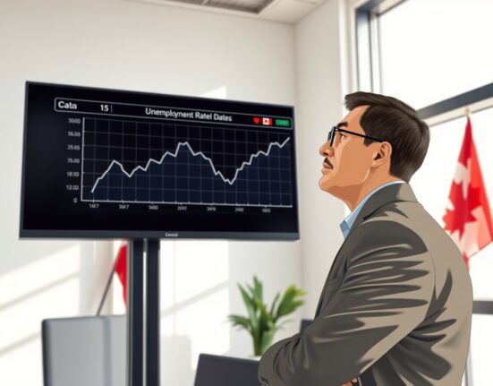 Analyst reviews Canada unemployment rate chart ahead of Bank of Canada decision.
