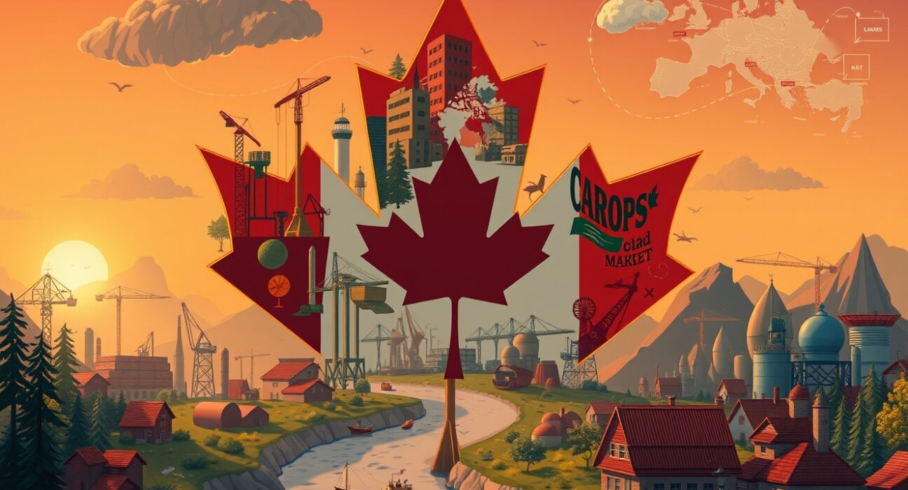 Analysis of Canada's USMCA trade review and export diversification strategy through key economic charts.