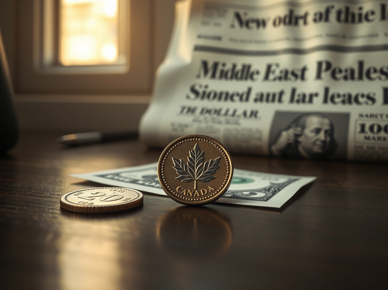 Canadian Dollar Bounces From Eight-Week Lows as Middle East Peace Hopes Lift Risk Appetite