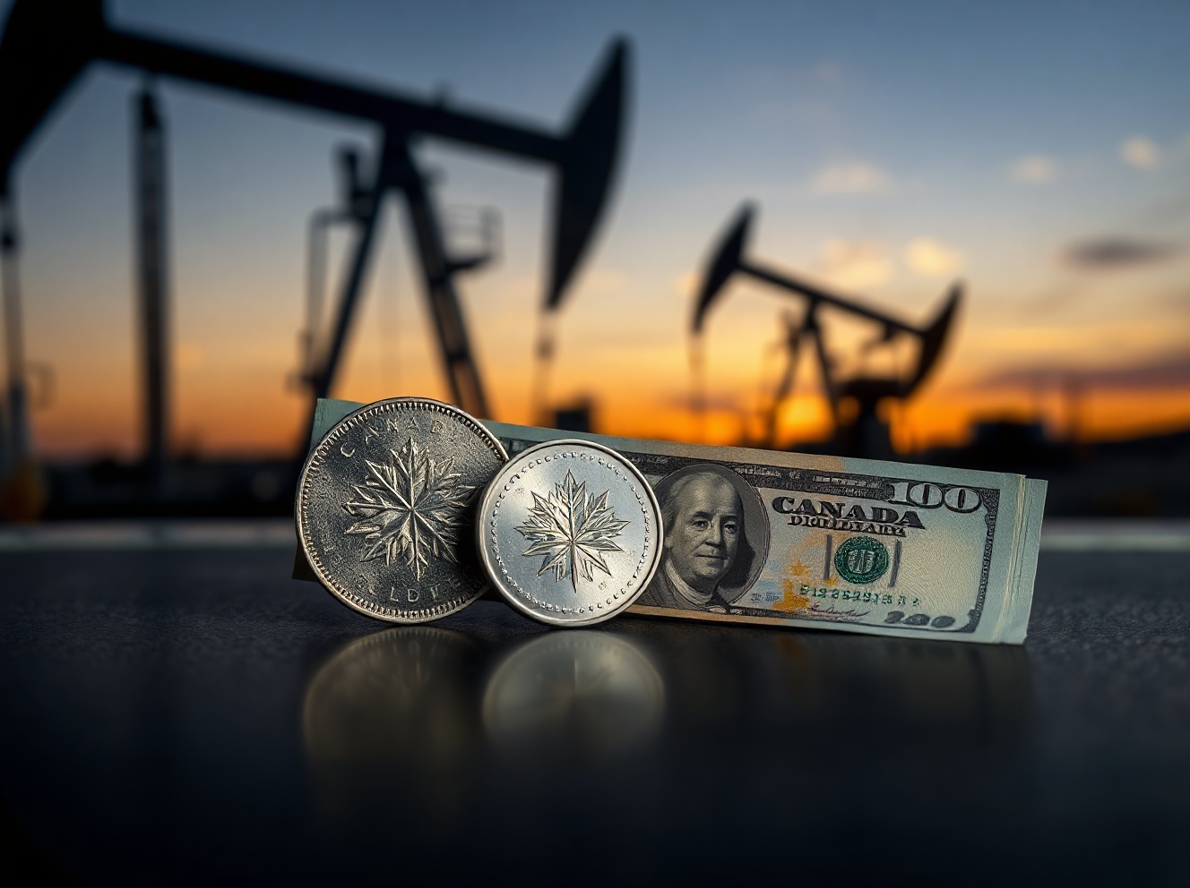 Canadian Dollar Slips as Falling Crude Prices Counter Weaker US Dollar