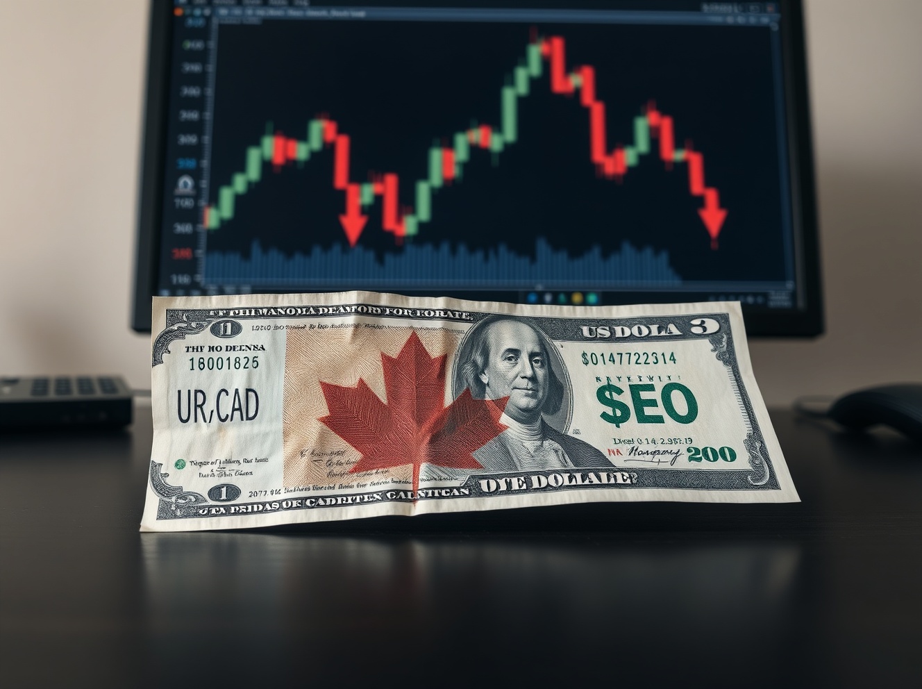 Canadian Dollar Slips as Safe-Haven Flows Propel US Dollar Higher