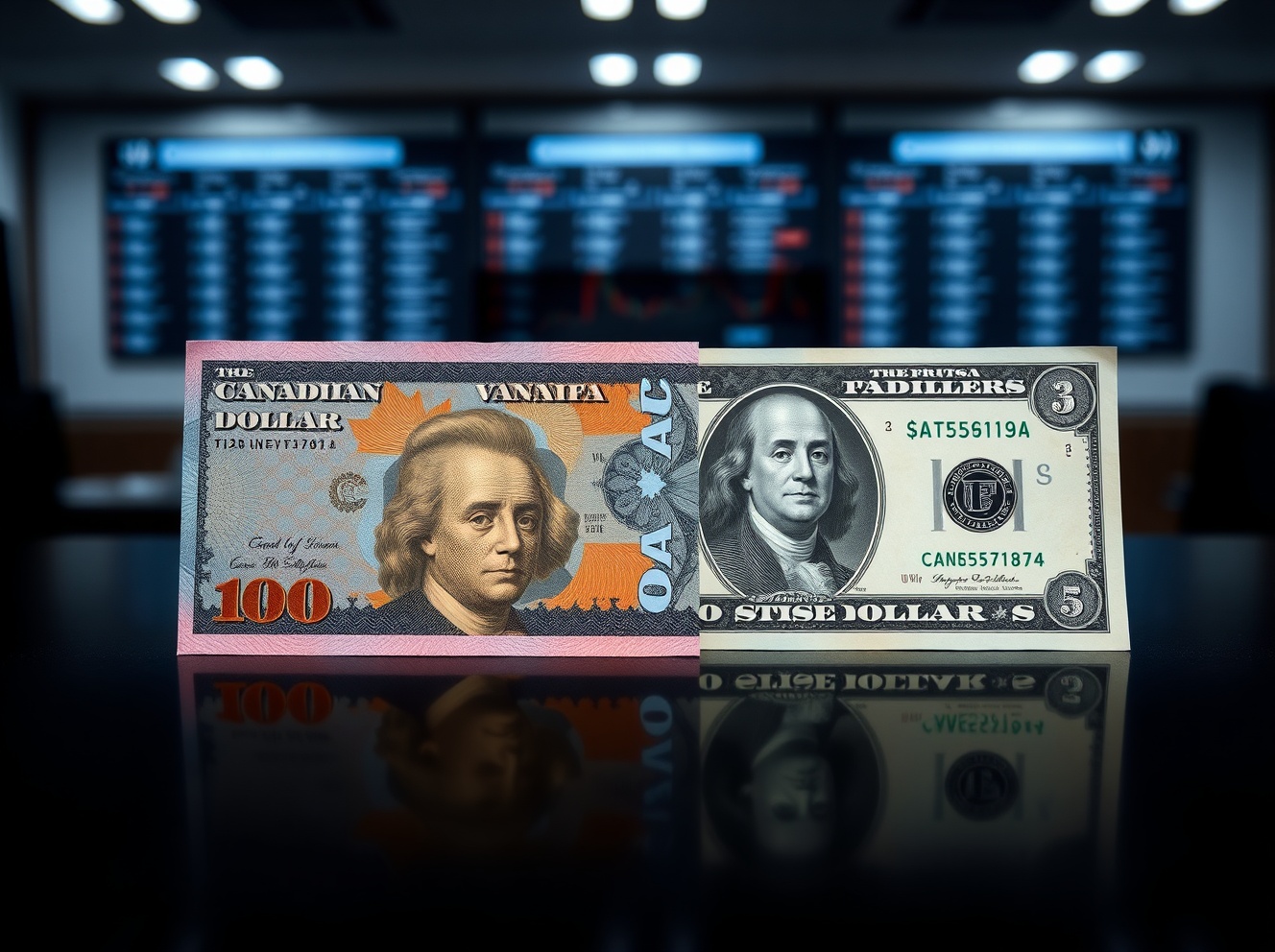 Canadian Dollar Slides to Fresh Monthly Lows as US Dollar Strengthens on Risk Aversion