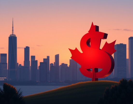 Canadian dollar value drops against US dollar ahead of key inflation report impacting currency markets.