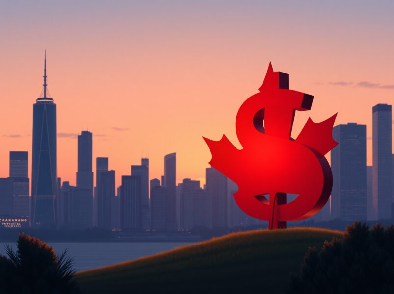 Canadian Dollar Plummets to One-Week Low Against USD as Critical Inflation Data Looms