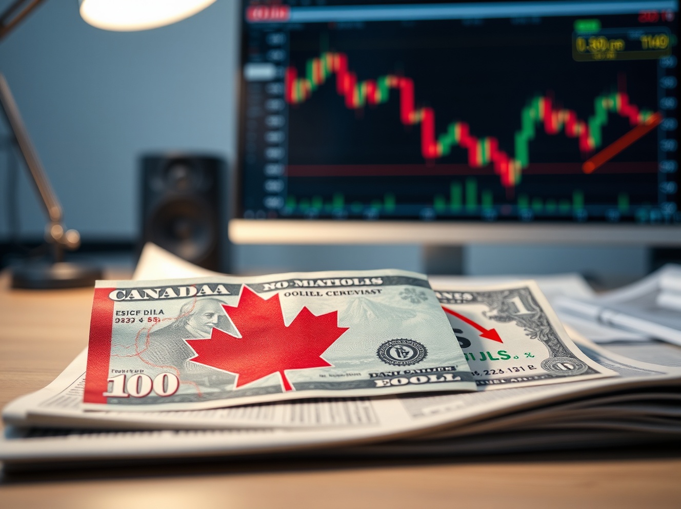 El dólar canadiense cae a mínimos de varios meses mientras se intensifican las apuestas por una subida de tipos de la Fed y pesan los precios del petróleo