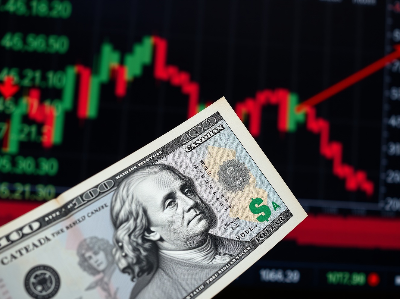 Canadian Dollar Stays Near Lows as Elevated US Yields Bolster Greenback