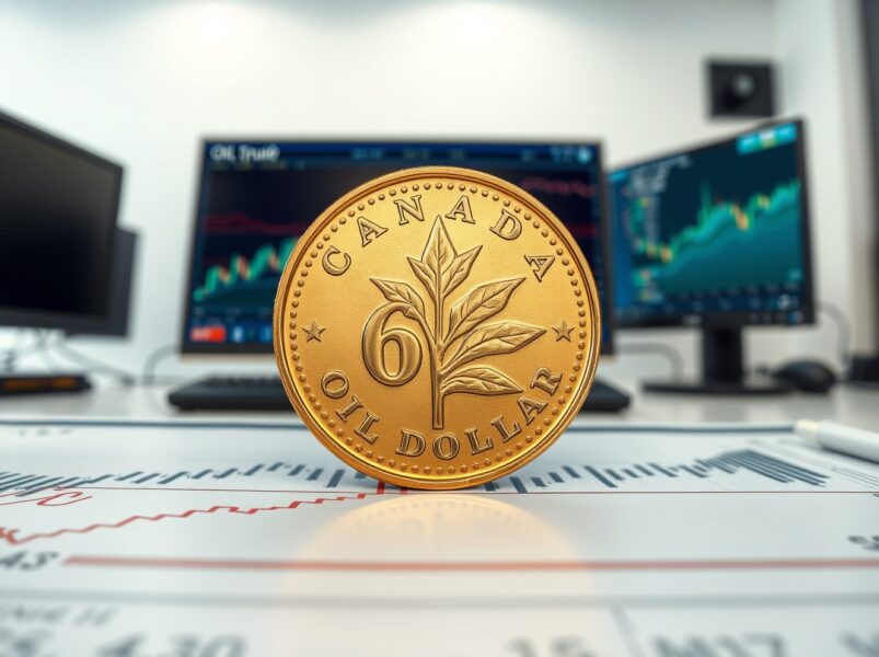 Canadian Dollar Receives Crucial Support from Surging Oil Prices in Global Markets