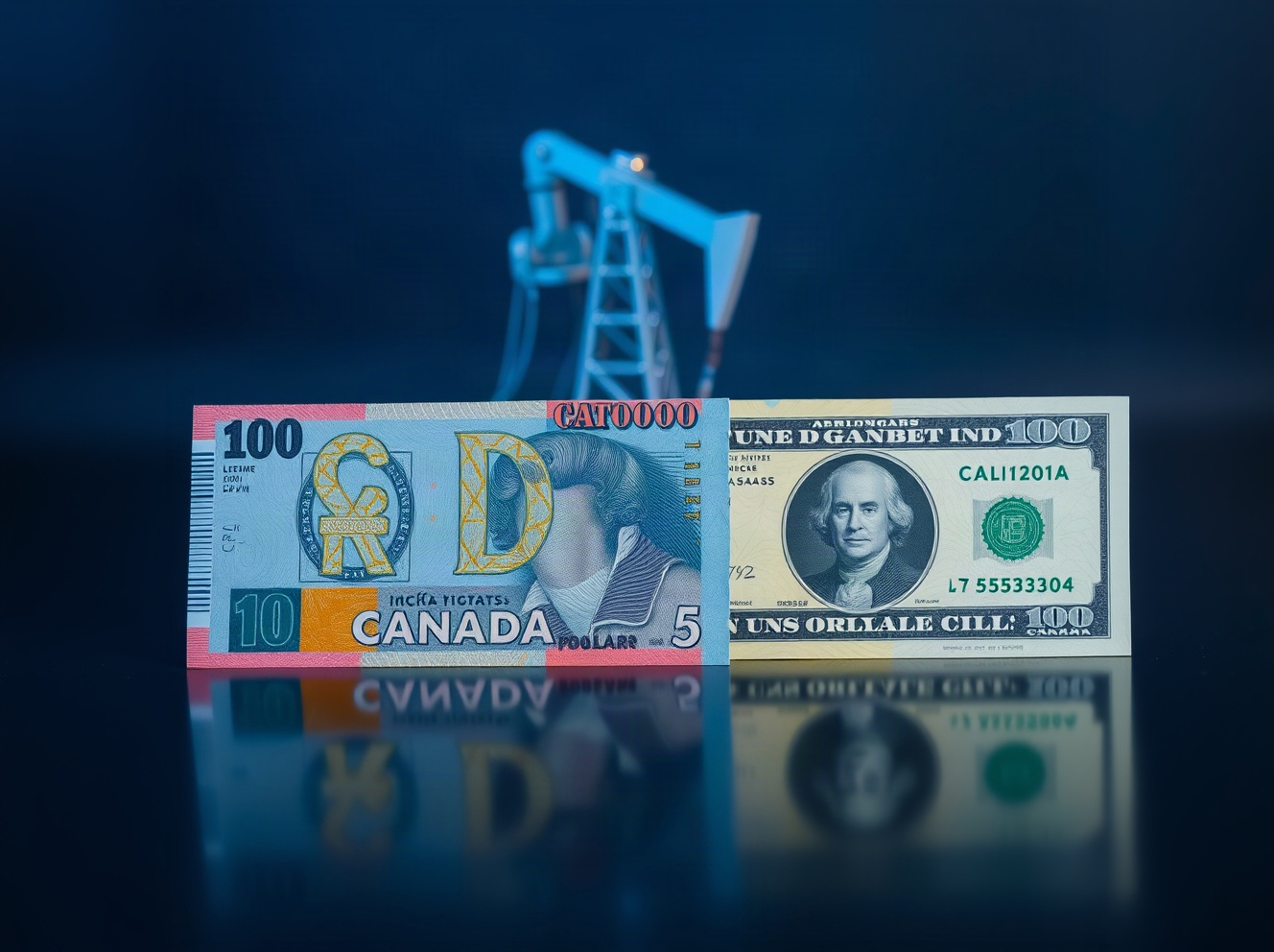 Canadian Dollar Under Pressure as Oil Slump and US Tariff Threats Converge