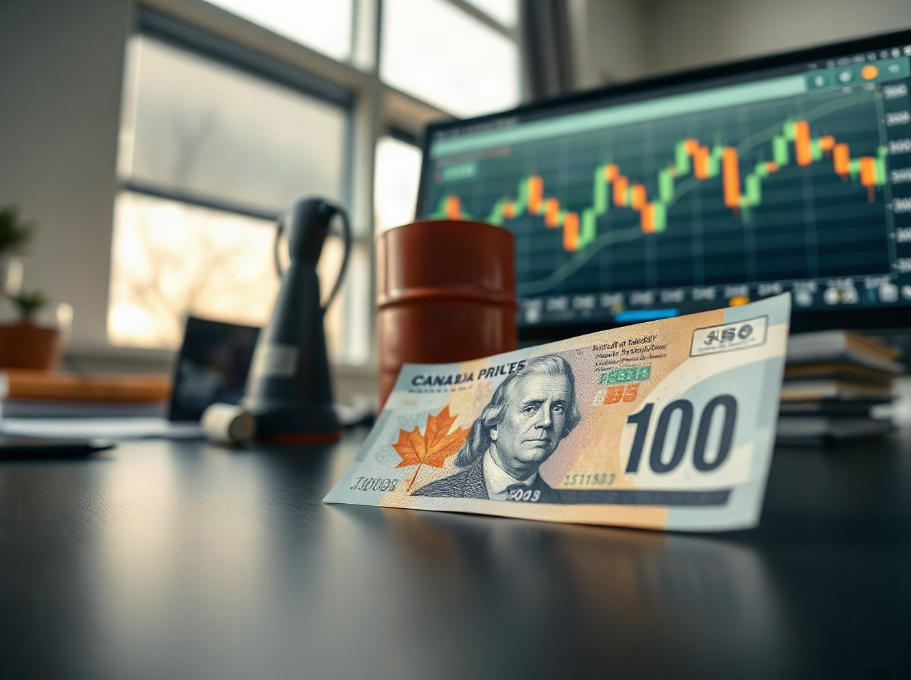 Canadian Dollar Retreats as Oil Prices Slip and Trade Tensions Resurface