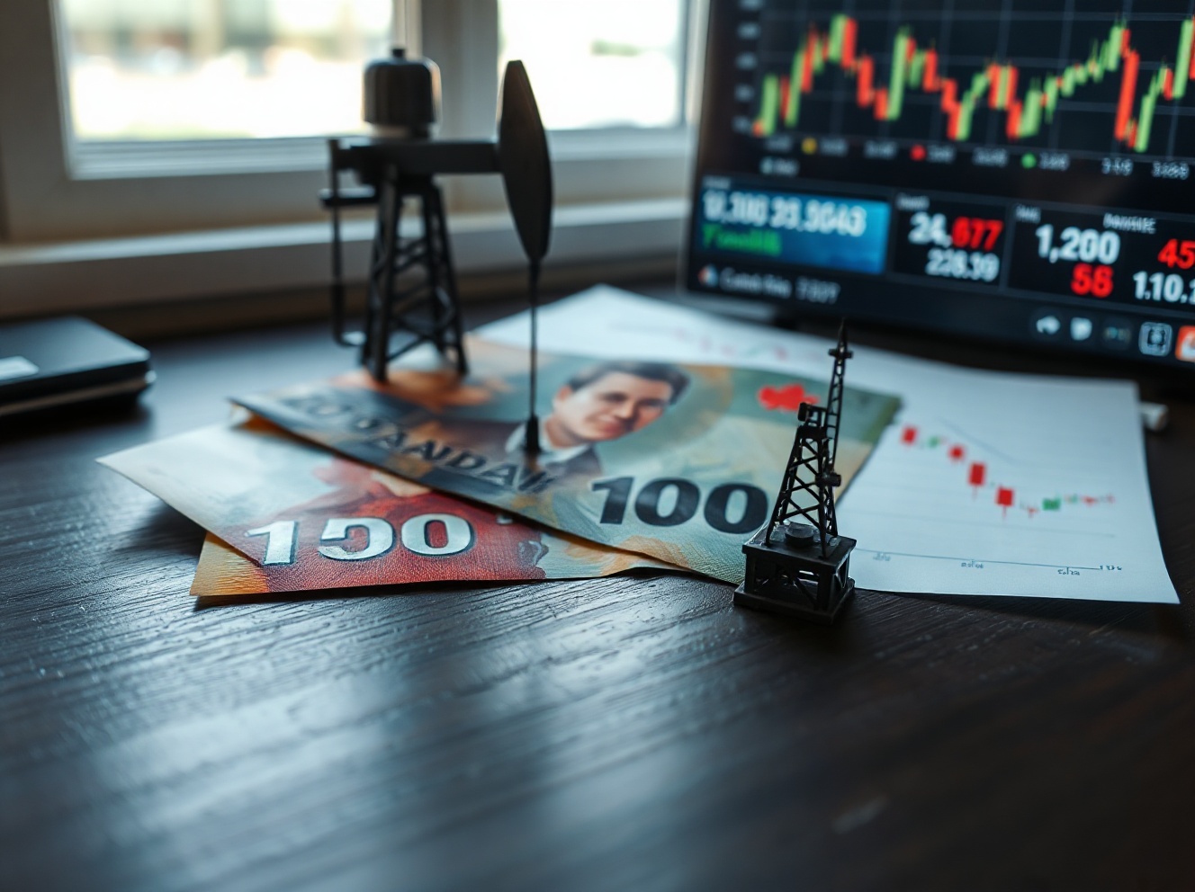 Canadian Dollar Slides as Fed Hawkishness and Falling Oil Prices Weigh