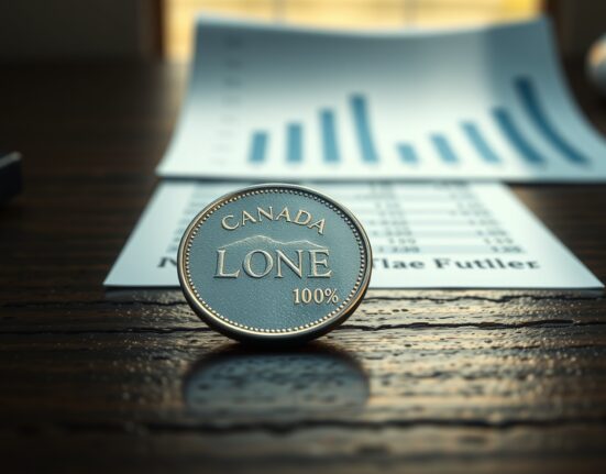 Canadian dollar coin reflects economic uncertainty ahead of key inflation data.