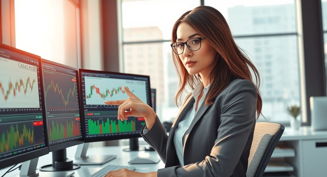 Financial analyst in Toronto reviews HSBC Canadian dollar forecast and exchange rate charts.