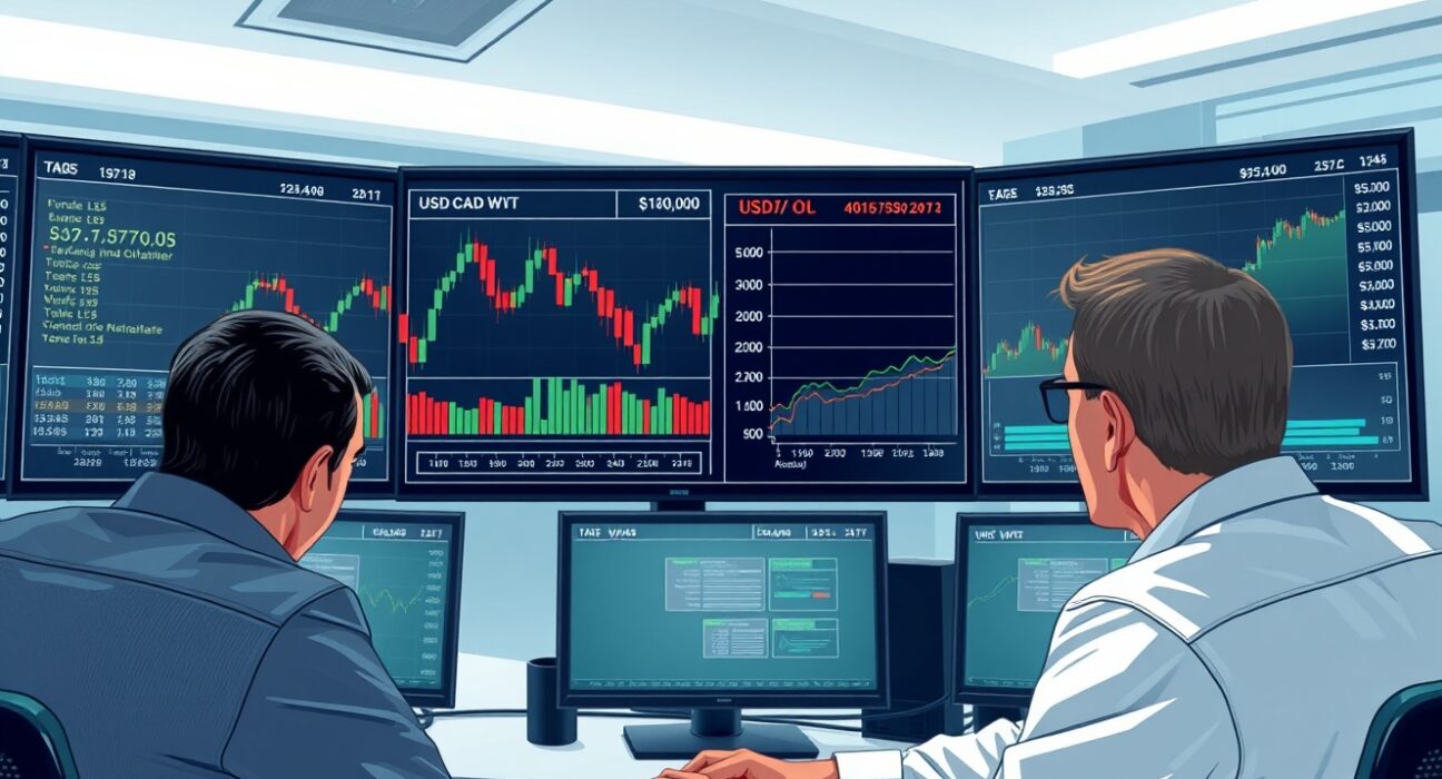 Analysts monitor USD/CAD and oil price charts as the Canadian Dollar faces pressure from a stronger